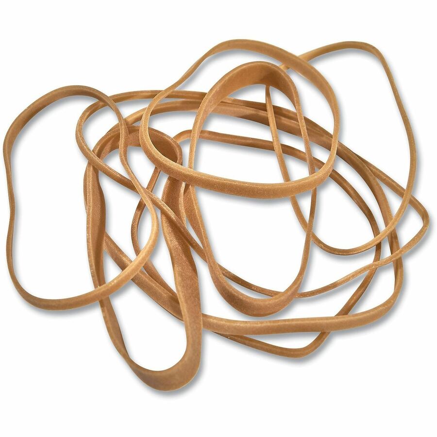 Image of Universal UNV00454 Standard Rubber Bands, Size: #54, Assorted, Elastic, Rubber, Beige, 1 Pack