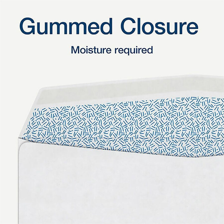 Image of Adams® W-2 Gummed Seal Double-Window Envelopes, Commercial Flap, Gummed Closure, 5.63 x 9, White, 24/Pack