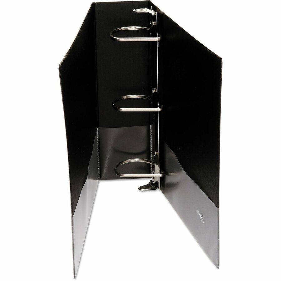 Image of Universal UNV20747 Slant D-Ring View Binder, 3 Rings, 3" Capacity, 11 x 8.5, Black