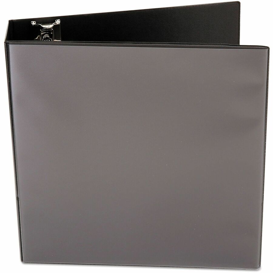 Image of Universal UNV20747 Slant D-Ring View Binder, 3 Rings, 3" Capacity, 11 x 8.5, Black