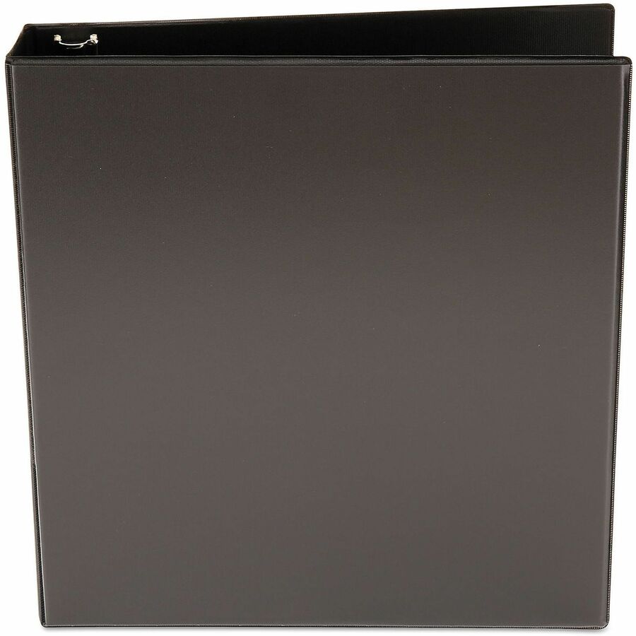 Image of Universal UNV20971 Economy Round Ring View Binder, 3 Rings, 1.5" Capacity, 11 x 8.5, Black