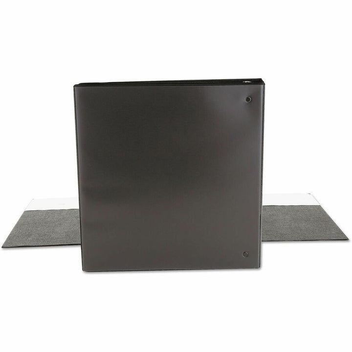 Image of Universal UNV20971 Economy Round Ring View Binder, 3 Rings, 1.5" Capacity, 11 x 8.5, Black