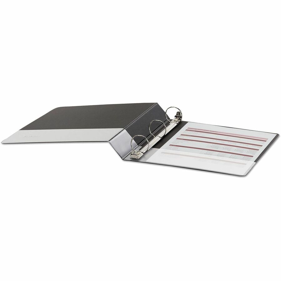 Image of Universal UNV20971 Economy Round Ring View Binder, 3 Rings, 1.5" Capacity, 11 x 8.5, Black