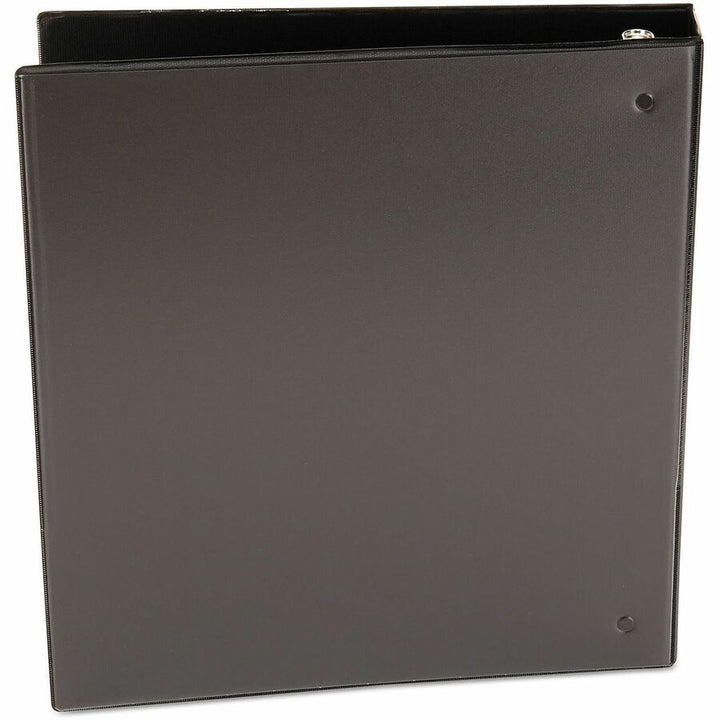 Image of Universal UNV20971 Economy Round Ring View Binder, 3 Rings, 1.5" Capacity, 11 x 8.5, Black