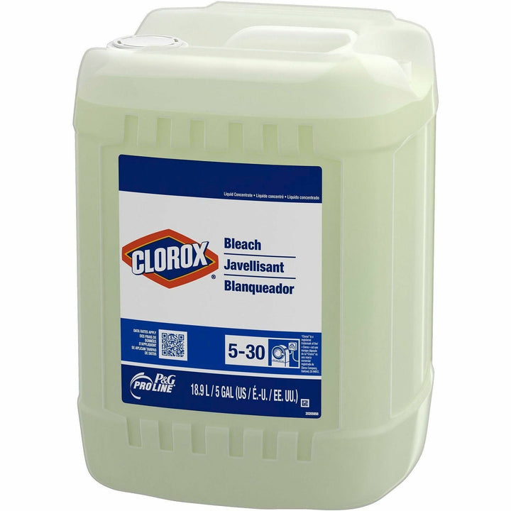 Image of PRO LINE 70678 Clorox Bleach Laundry Additive, For Laundry, 640.1 fl oz (20 quart), Phthalate-free, Triclosan-free, White, 1 Carton