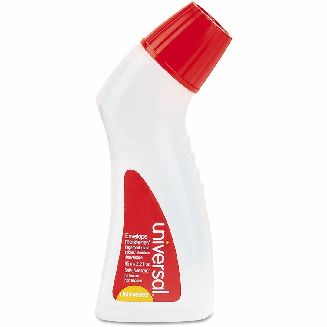 Image of Universal® Envelope Moistener With Adhesive, 2.2 Oz Bottle, Clear