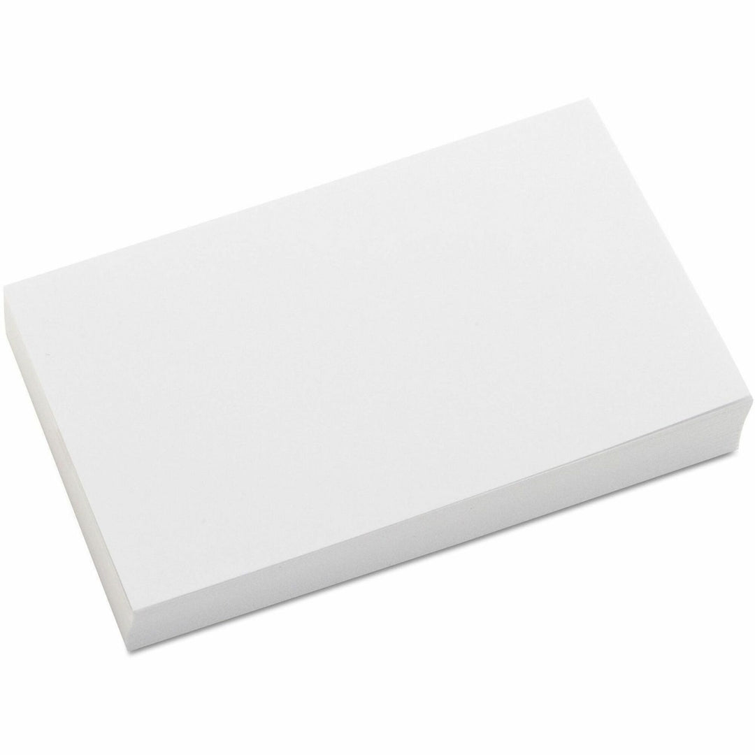Image of Universal UNV47200EE Printable Index Card, 3" x 5", Acid-free, White, 100 / Pack