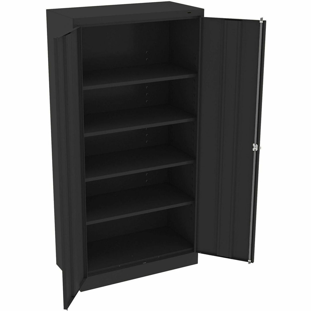 Image of Tennsco 72" High Standard Cabinet (Assembled), 36w x 18d x 72h, Black