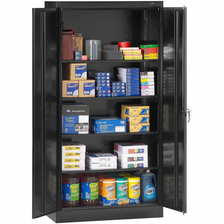 Image of Tennsco 72" High Standard Cabinet (Assembled), 36w x 18d x 72h, Black