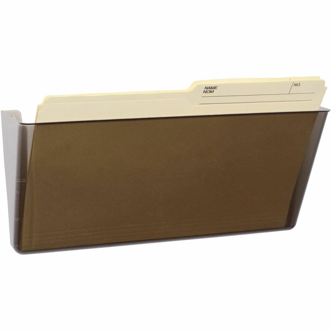 Image of Storex Unbreakable Magnetic Wall File, Legal/Letter Size, 16" x 4" x 7", Clear