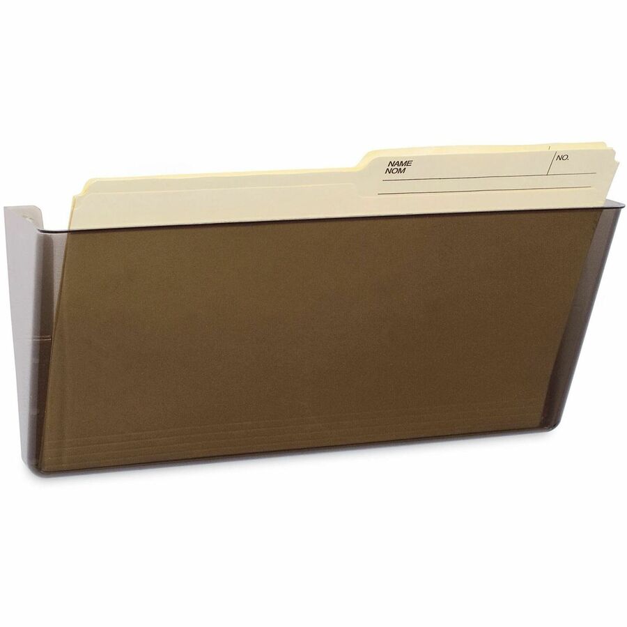 Image of Storex Unbreakable Magnetic Wall File, Legal/Letter Size, 16" x 4" x 7", Clear