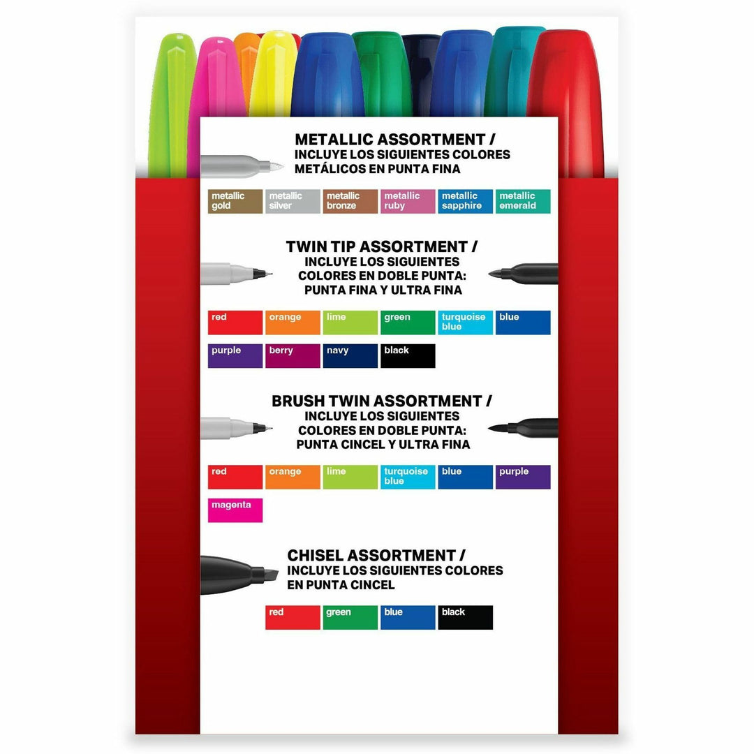 Image of Sharpie 2199819 Ultimate Permanent Marker, Assorted Ink, 115 / Box