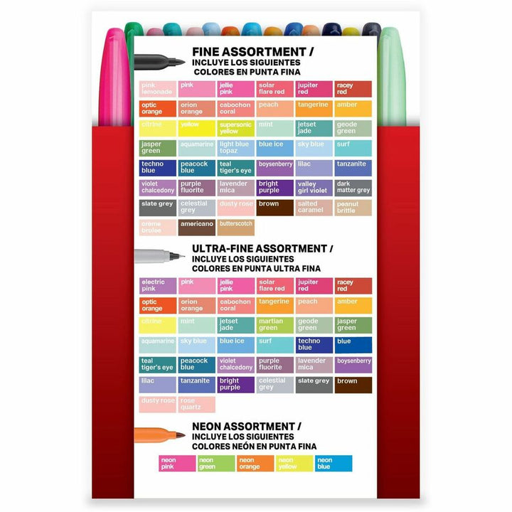 Image of Sharpie 2199819 Ultimate Permanent Marker, Assorted Ink, 115 / Box