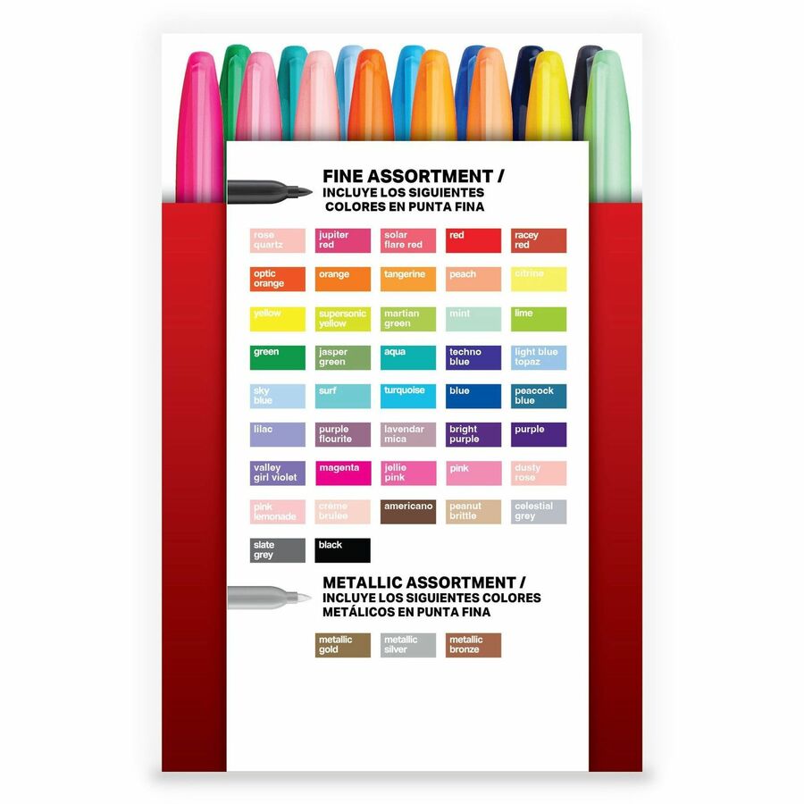 Image of Sharpie 2199816 Ultimate Permanent Marker, Assorted Ink, 72 / Box