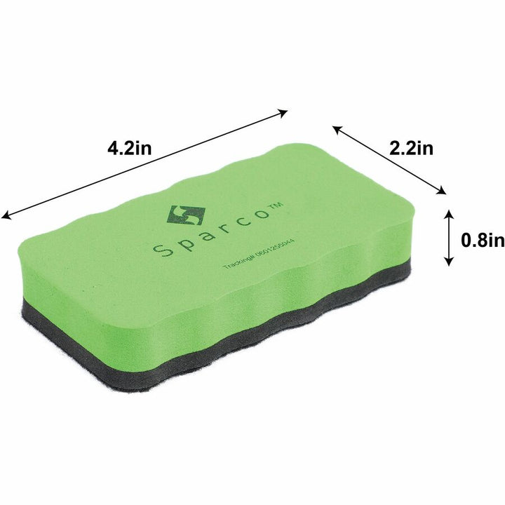 Image of Sparco 70210 Magnetic Whiteboard Erasers, Magnetic, Assorted, EVA Foam, 12 / Box