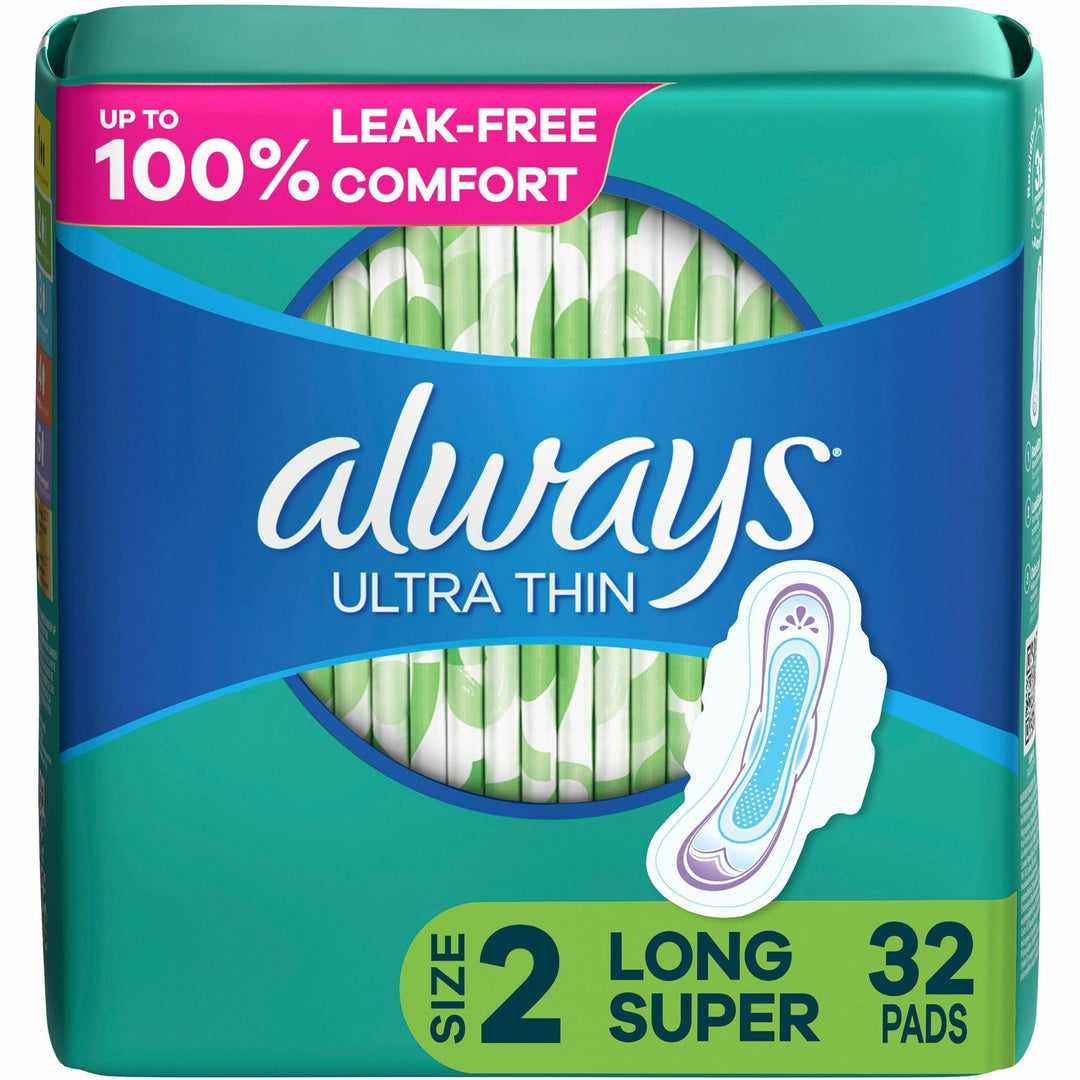 Image of Always 97020 Flexi-Wing Ultra Thin Pads, With Wings, Super, Anti-leak, Absorbent, Odor-absorbing, 32 / Pack