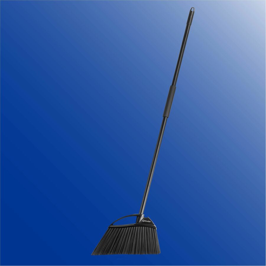 Image of O-Cedar 168215 PowerCorner Outdoor Broom, Black, Gray, 1 Each
