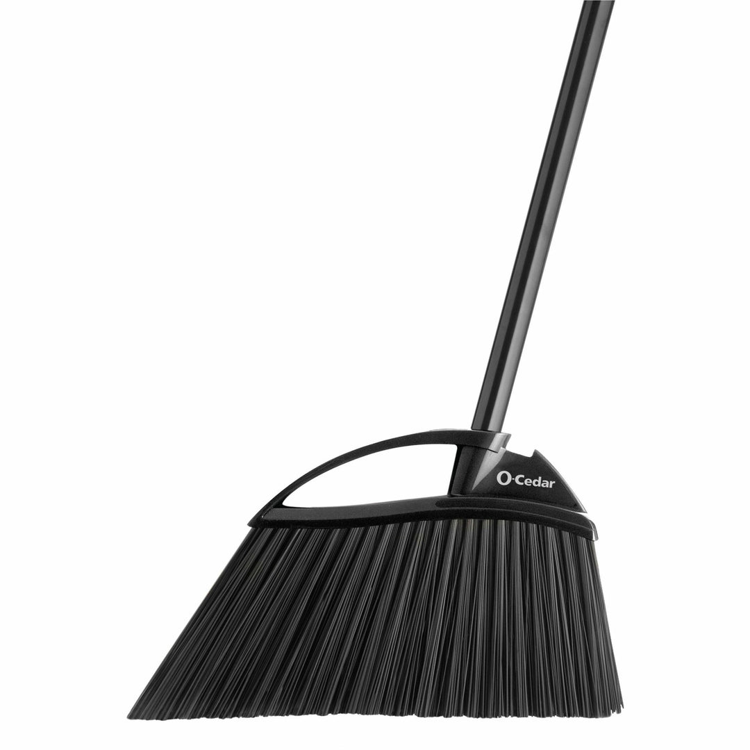 Image of O-Cedar 168215 PowerCorner Outdoor Broom, Black, Gray, 1 Each