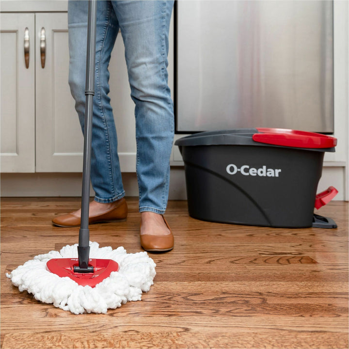 Image of O-Cedar 172385 EasyWring Spin Mop Refill, MicroFiber, White, 2 / Pack