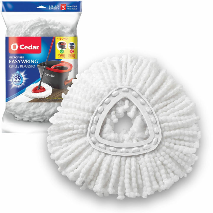 Image of O-Cedar® Mop Refill,f/Spin Mop,Microfiber,Washable,White