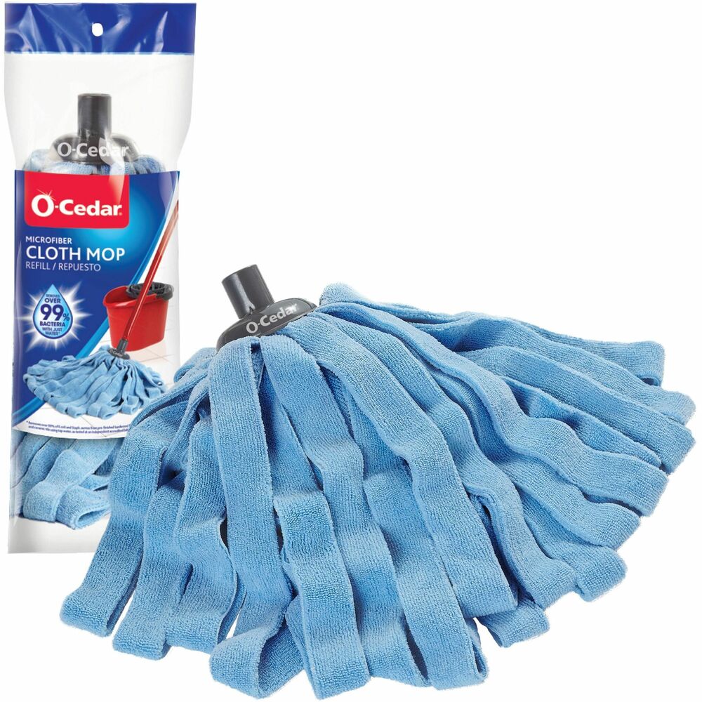 Image of O-Cedar® Mop Refill, Microfiber, f/Microfiber Mop, Blue