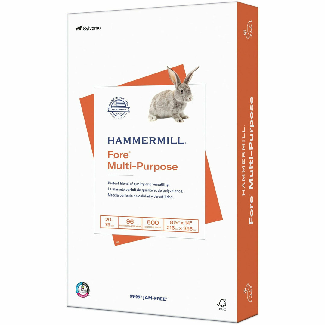 Image of Hammermill® Paper,Multipurpose,96GE,20 lb,8-1/2"x14",10RM/CT,WE