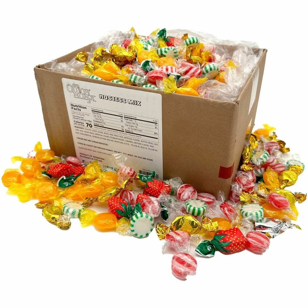 Image of Office Snax 616 Hostess Candy Mix, Assorted, Individually Wrapped, 5 lb Bag, 1 Carton