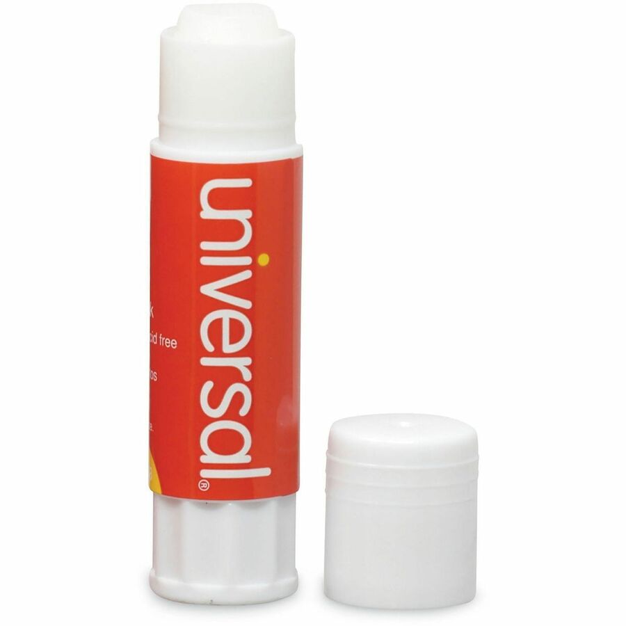 Image of Universal UNV75748 Glue Stick, 0.28 oz, Clear, 12 / Pack