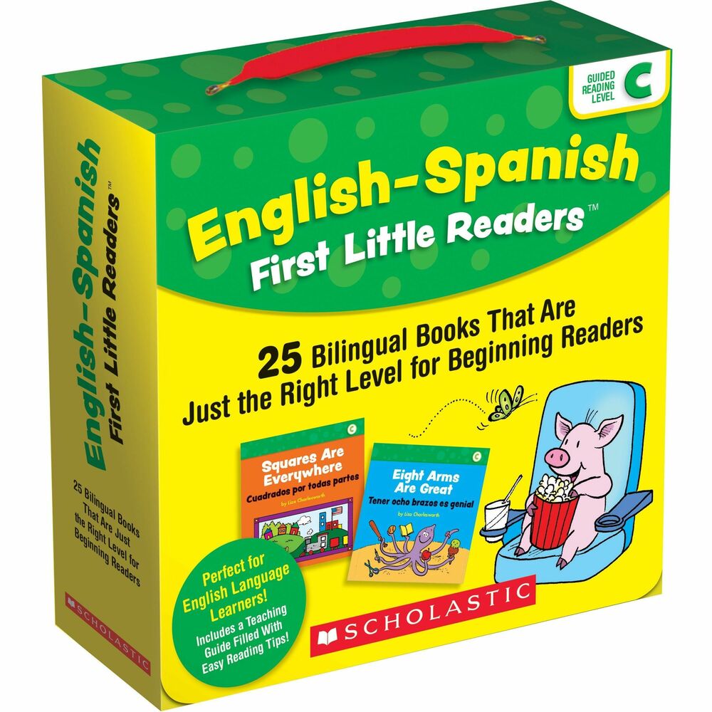 Image of Scholastic Teaching Resources Book Set,English/Spanish,Level C,Singlecopy Set,25Books/ST