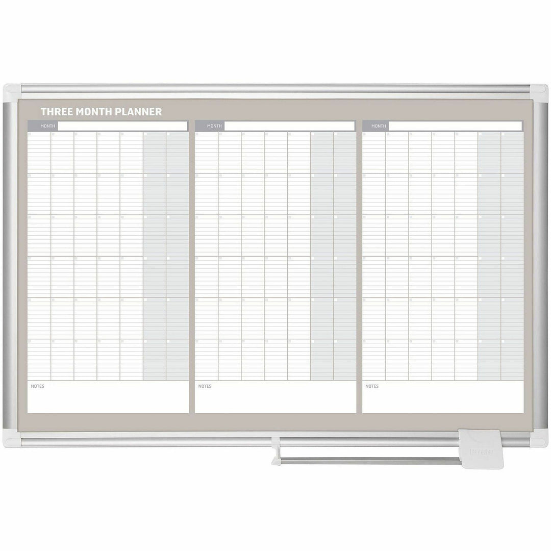 Image of MasterVision GA03204830 3-Month Calendar Board