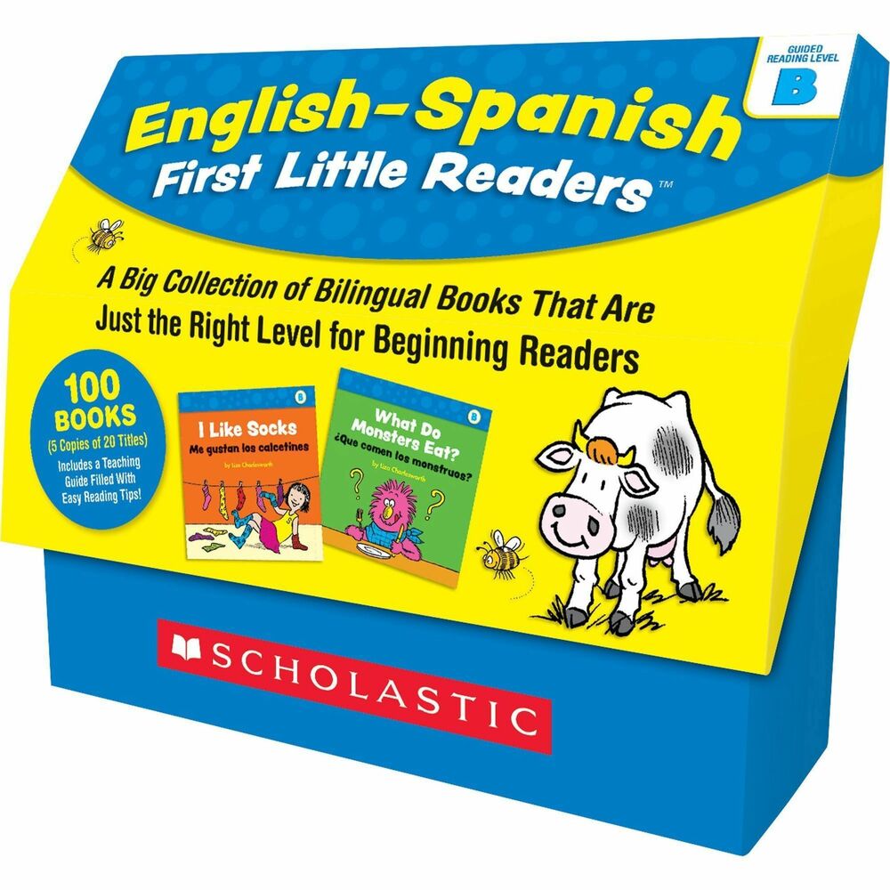 Image of Scholastic Teaching Resources Book Set,English/Spanish,Level B,Multicopy Set,100Books/ST