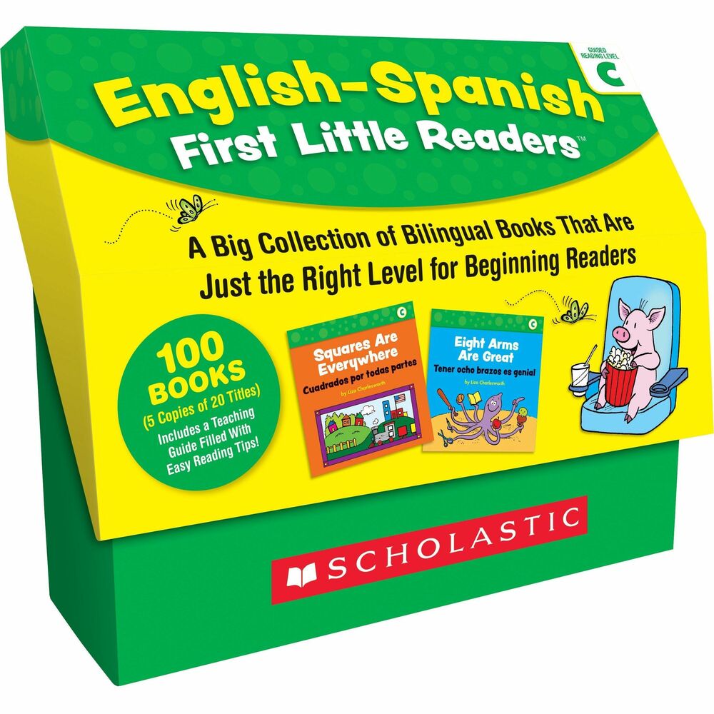 Image of Scholastic Teaching Resources Book Set,English/Spanish,Level C,Multicopy Set,100Books/ST