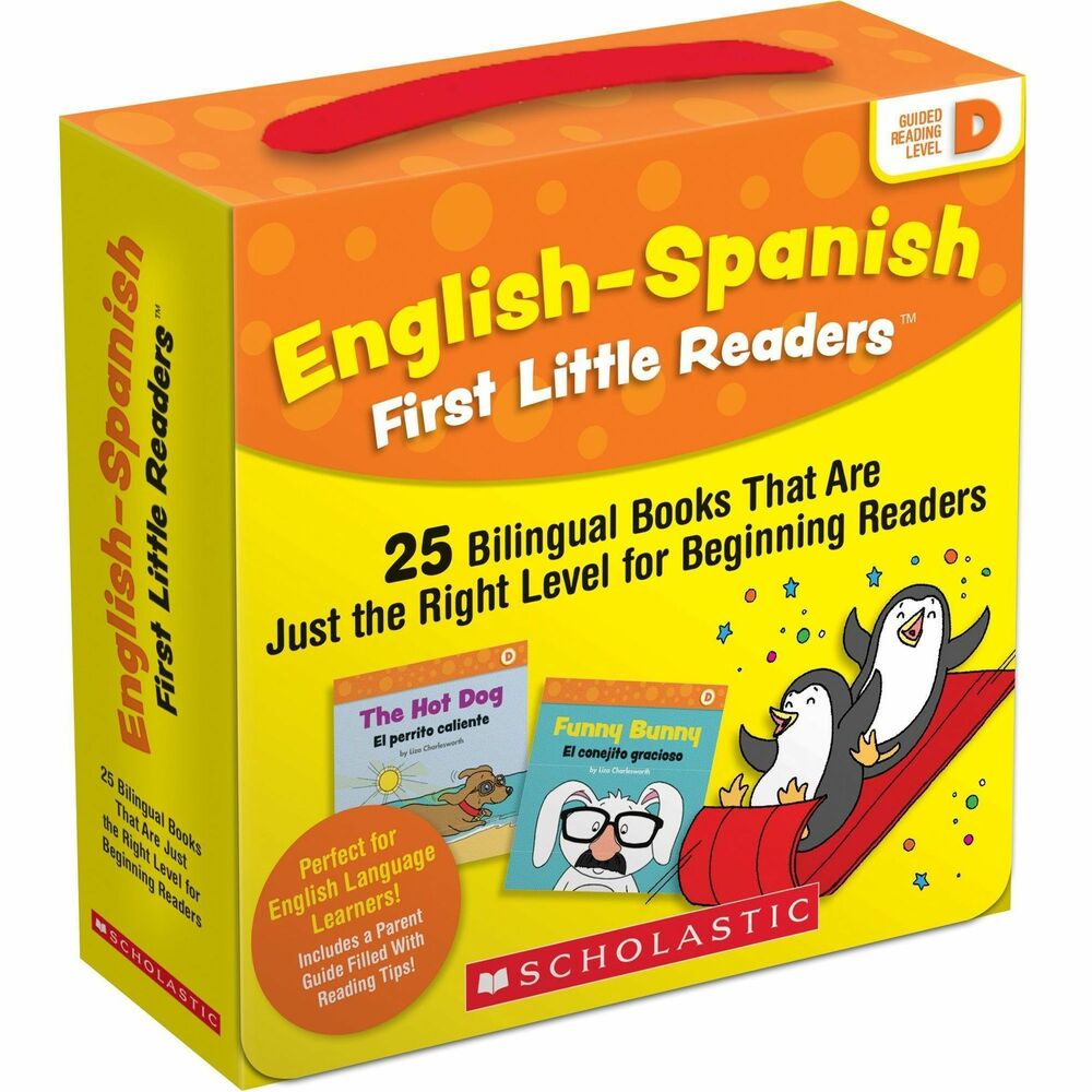 Image of Scholastic Teaching Resources Book Set,English/Spanish,Level D,Singlecopy Set,25Books/ST