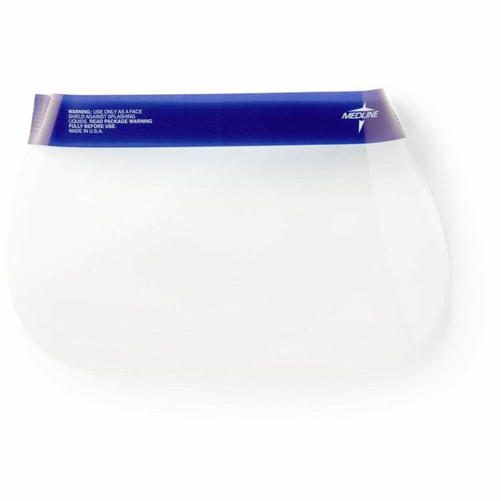 Image of Medline Face Shields,FullLength,Disposable,Antifog,24/BX,CL