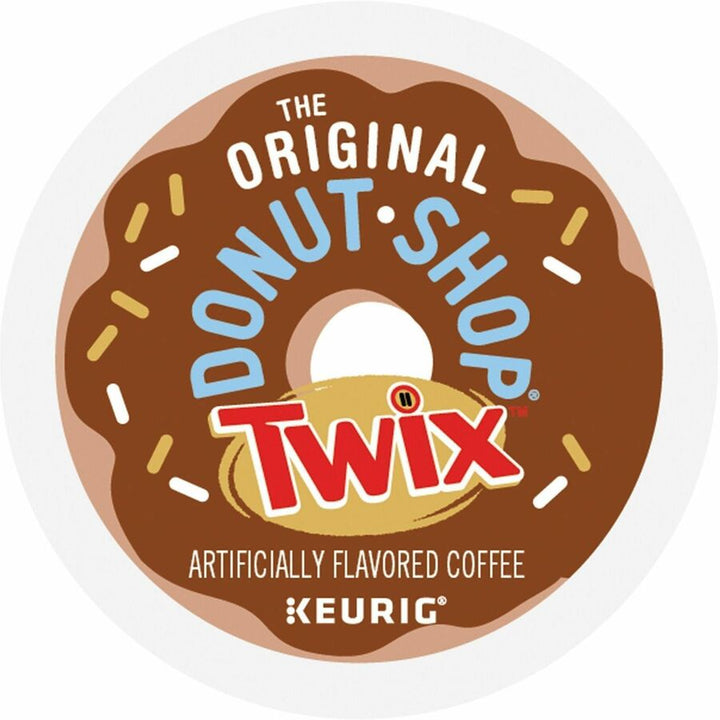 Image of The Original Donut Shop® 9694 Twix Coffee K-Cups, Compatible with Keurig K-Cup Brewer, Light, 24 K-Cup, K-Cup, Pod, Twix, Kosher, 24 / Box