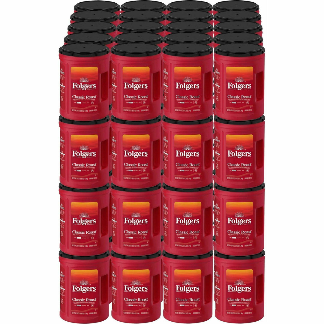 Image of Folgers® Coffee, Classic, Med Roast, 40.3oz Can, 6/CT,35CT/PL,BN