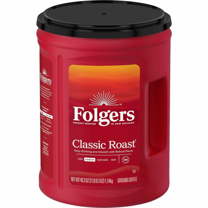 Image of Folgers® Coffee, Classic, Med Roast, 40.3oz Can, 6/CT,35CT/PL,BN