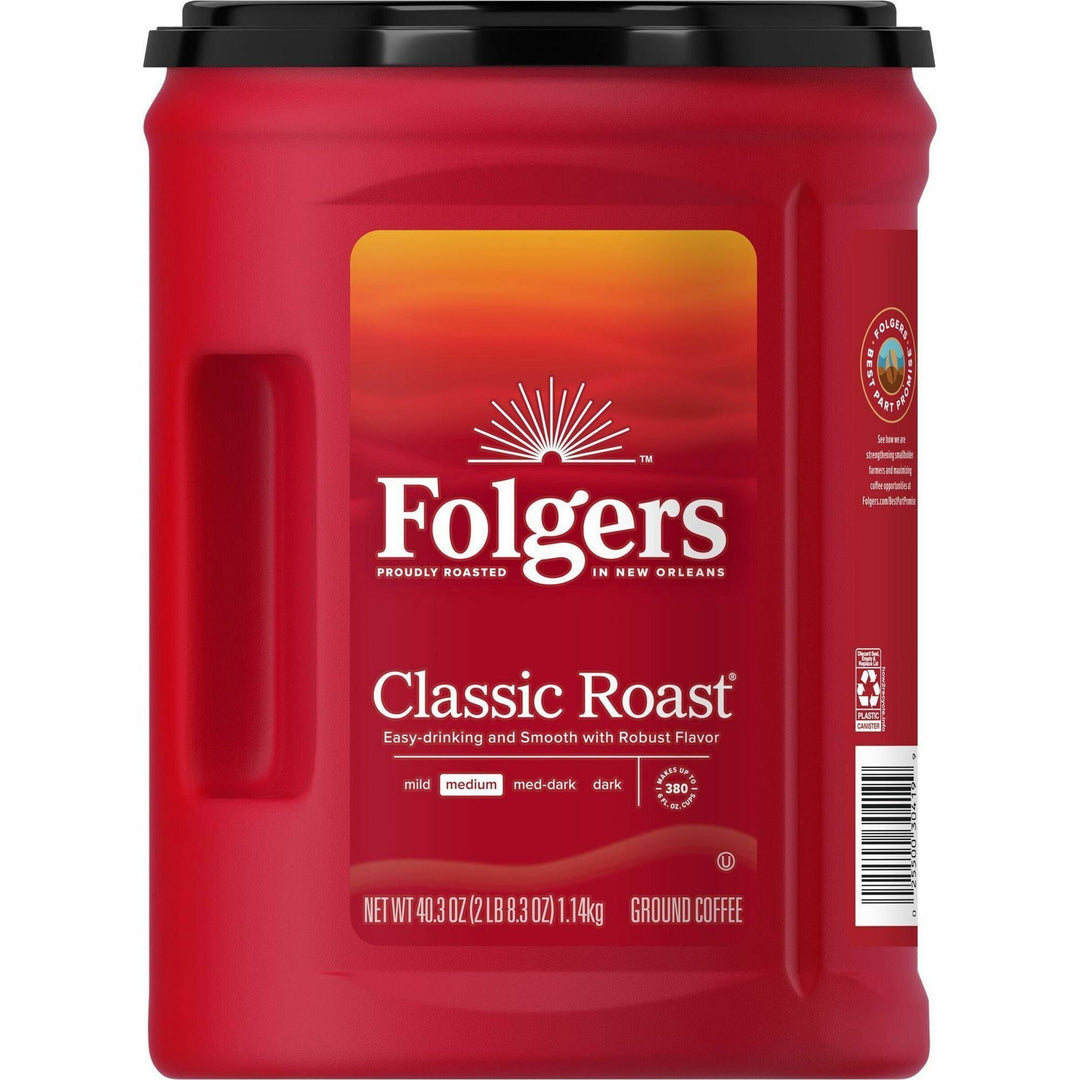 Image of Folgers® Coffee, Classic, Med Roast, 40.3oz Can, 6/CT,BN