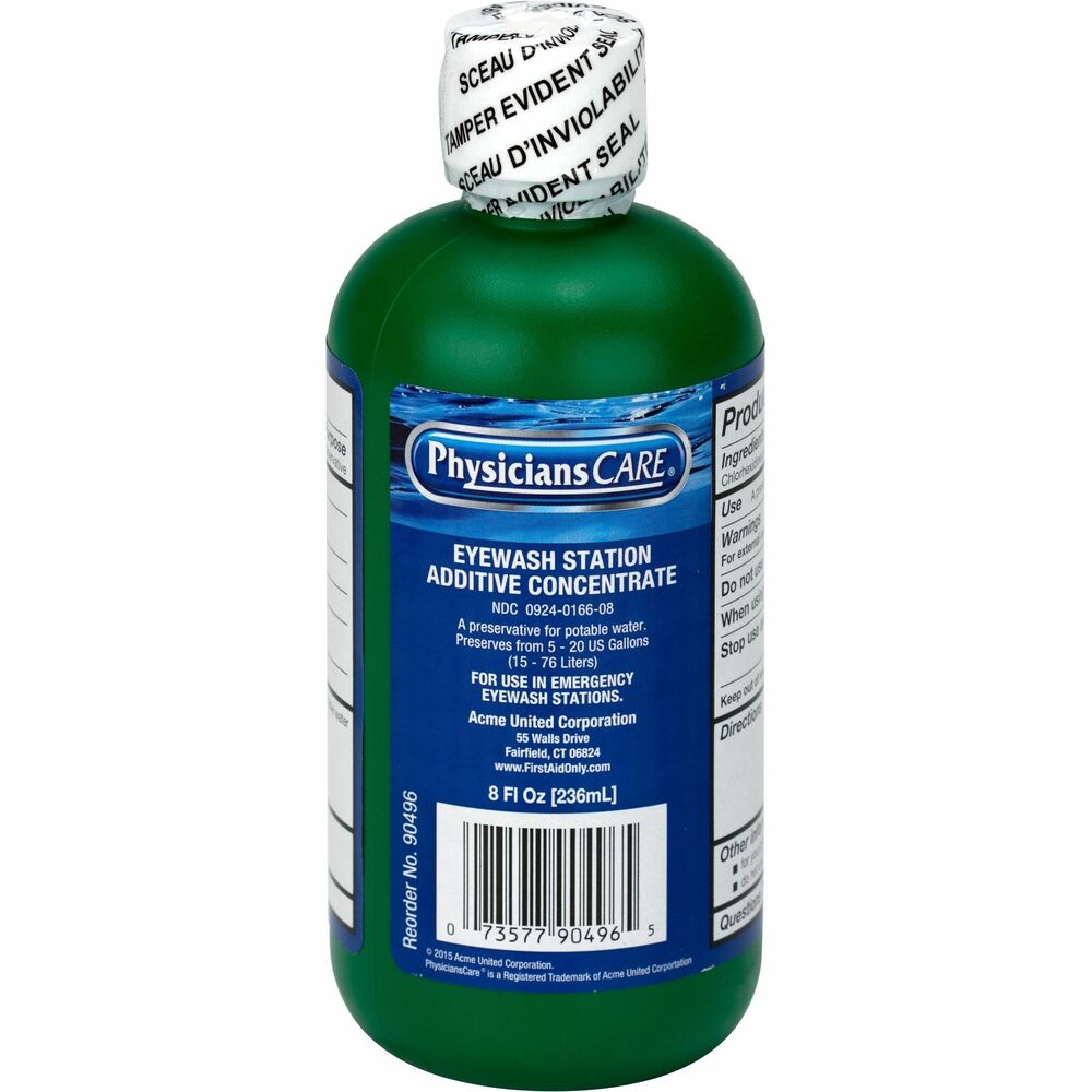 Image of First Aid Only Eyewash Additive,Concentrate,8 oz,CL