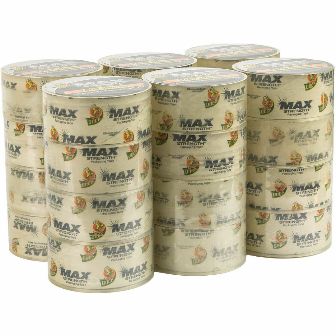 Image of Duck® Packing Tape, Max Strength, 1.88"x54.6 Yd, 24/PK, Clear