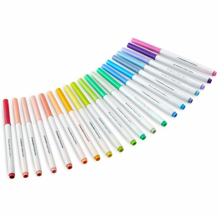 Image of Crayola® Markers, Super Tips, Washable, 20/PK, Assorted Pastels
