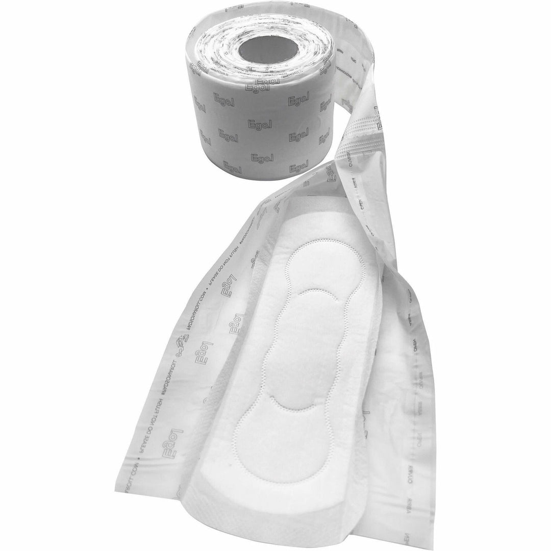 Image of Egal 1101 Pads on a Roll Sanitary Napkins Roll, Regular, Anti-leak, 12 / Carton