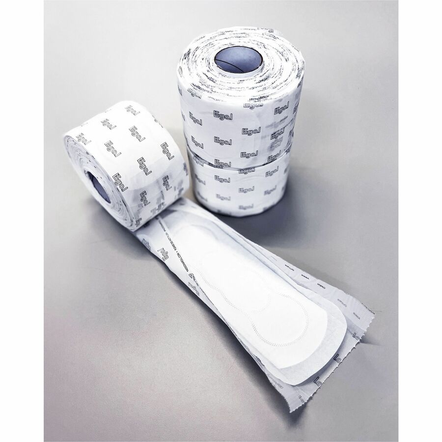 Image of Egal 1101 Pads on a Roll Sanitary Napkins Roll, Regular, Anti-leak, 12 / Carton