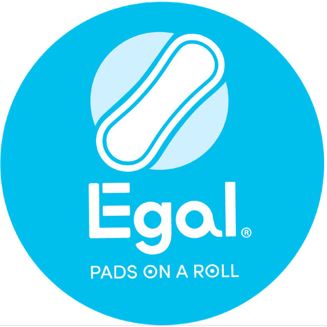 Image of Egal 1101 Pads on a Roll Sanitary Napkins Roll, Regular, Anti-leak, 12 / Carton