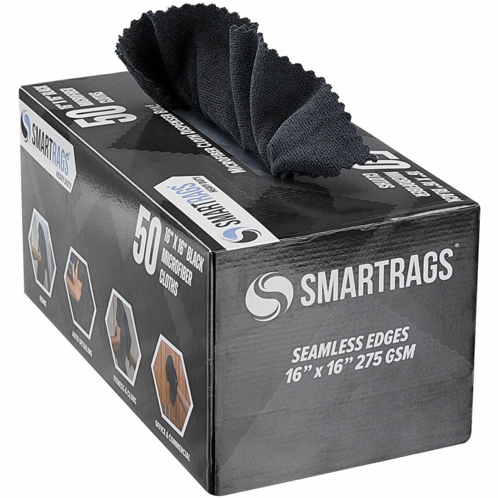 Image of Monarch Brands® Cloths,Microfiber,Heavy-Duty,16"x16",50/BX,BK