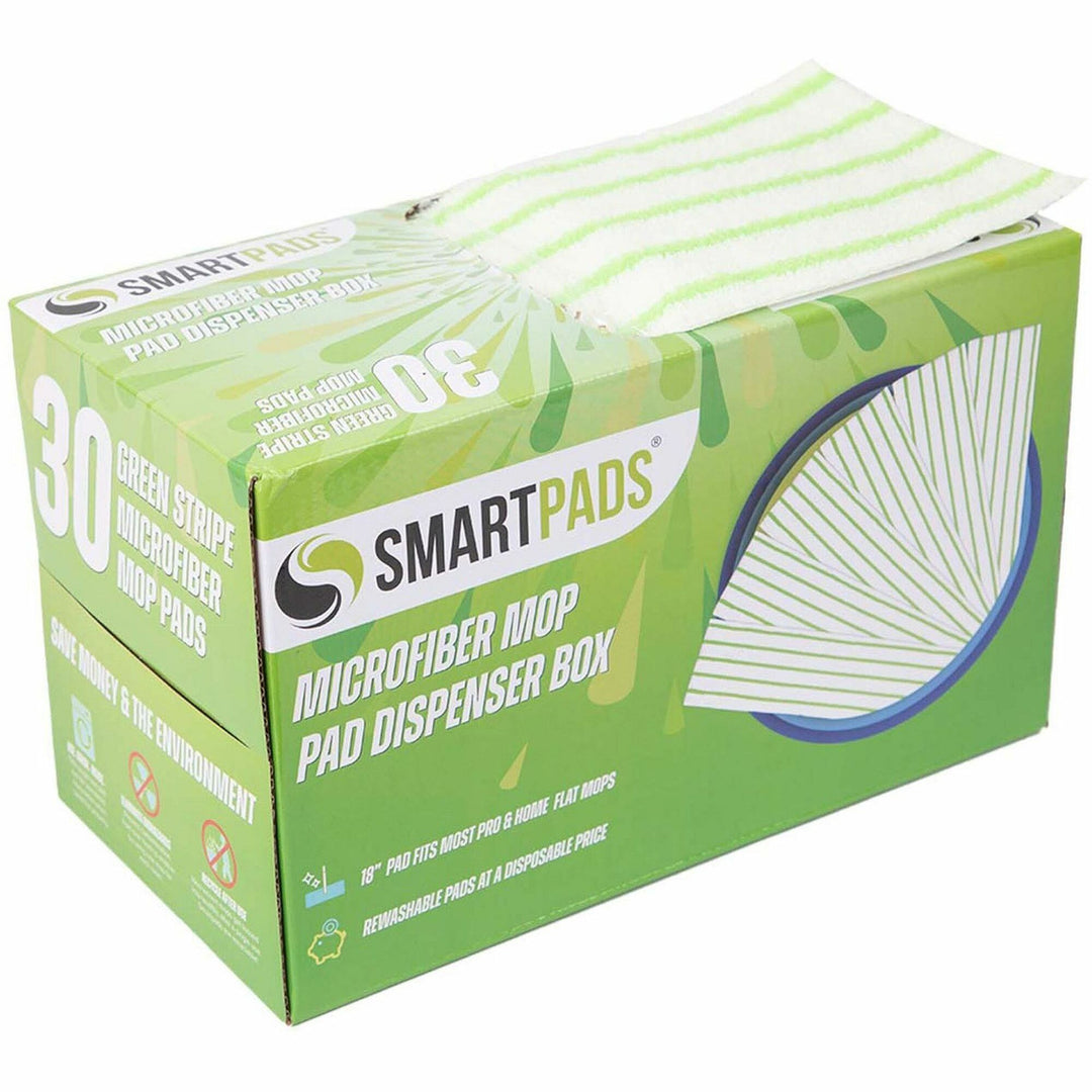 Image of Monarch Brands® Mop Pads,Wet/Dry,Woven Microfiber,5"x18",30/BXWE/GN