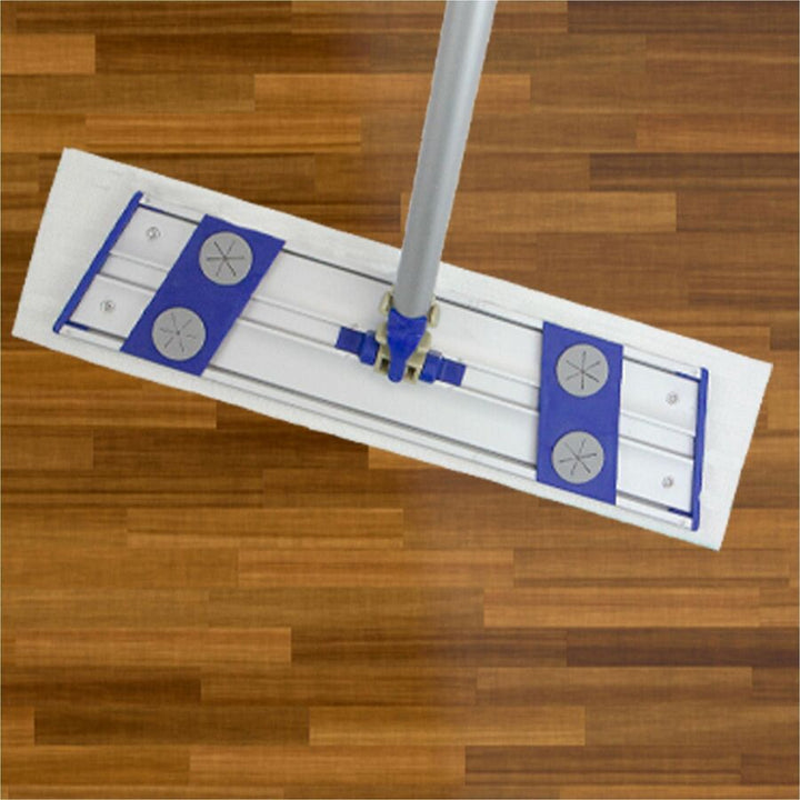 Image of Monarch M901RMPGR Microfiber Wet/Dry Mop Pad Refills, 5" W x 18" Depth, Woven, MicroFiber, White/Green, 30 / Box