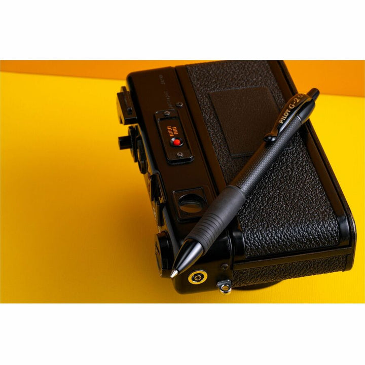 Image of Pilot® G2 Edge Premium Gel Pen, Retractable, Fine 0.7 mm, Black Ink, Black Barrel, 36/Pack