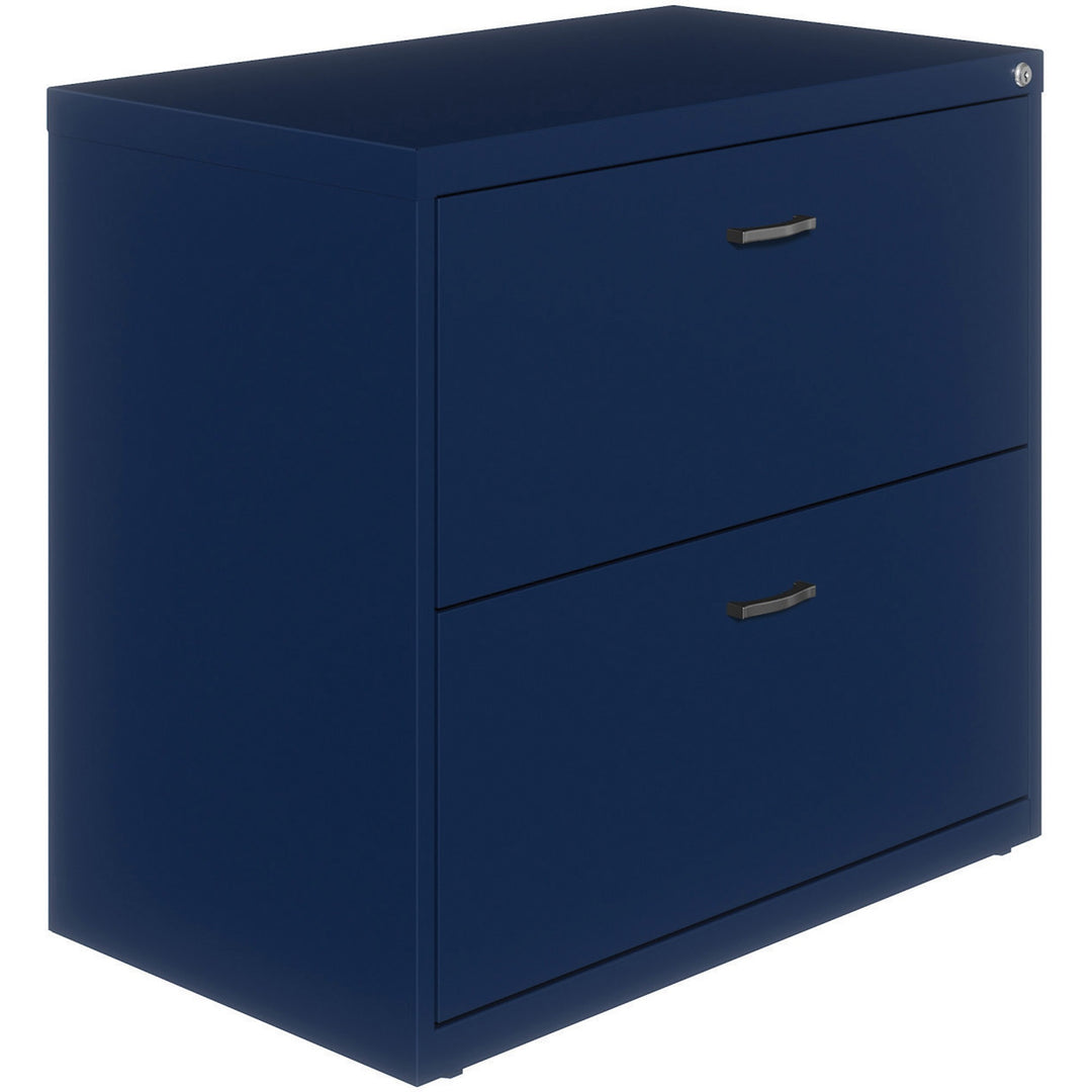 Image of Nusparc Lateral File,w/Arc Pull,2-Drawer,30"x17-5/8"x27-3/4",Navy