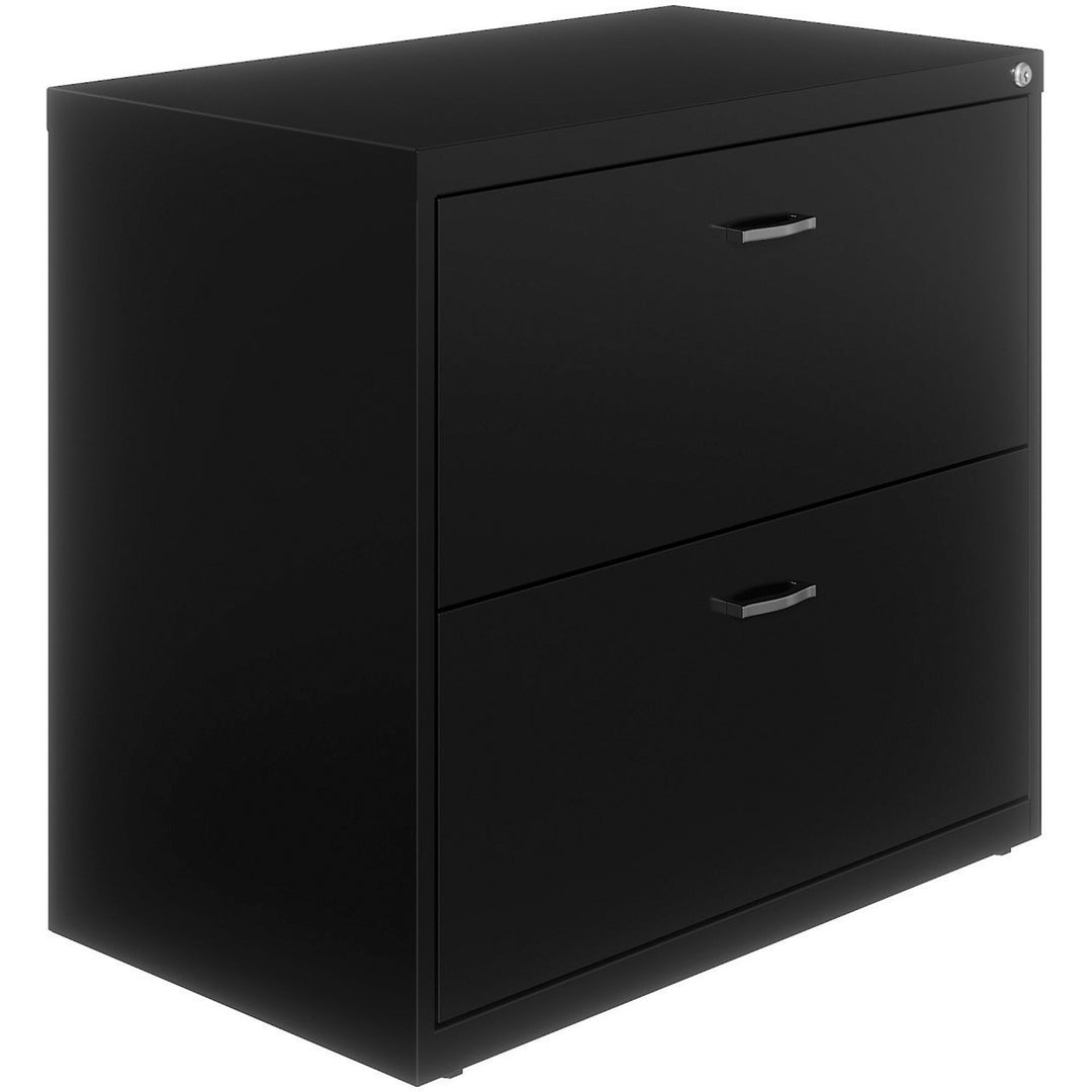 Image of Nusparc Lateral File,w/Arc Pull,2-Drawer,30"x17-5/8"x27-3/4",Black